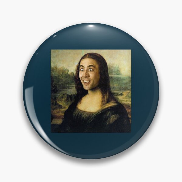 Item preview, Nicolas Cage as the Mona Lisa designed and sold by Walleez.