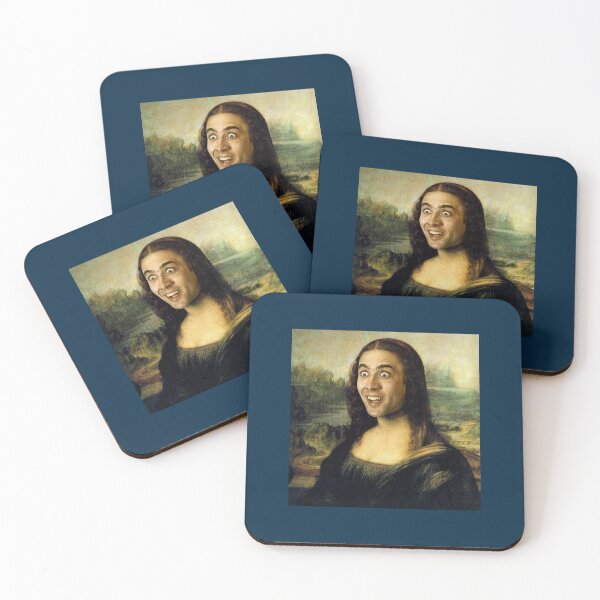 Item preview, Nicolas Cage as the Mona Lisa designed and sold by Walleez.