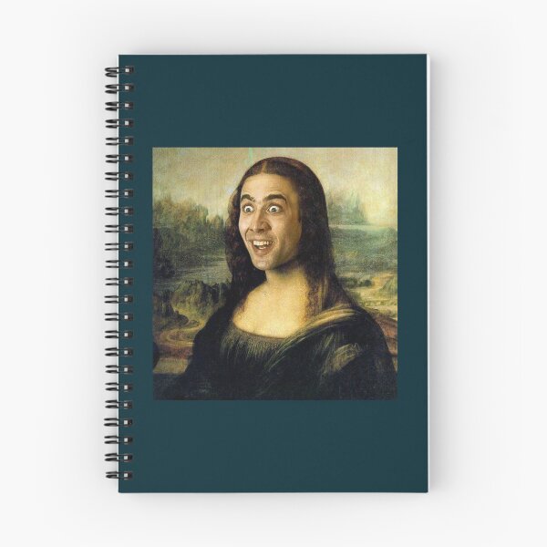 Item preview, Nicolas Cage as the Mona Lisa designed and sold by Walleez.