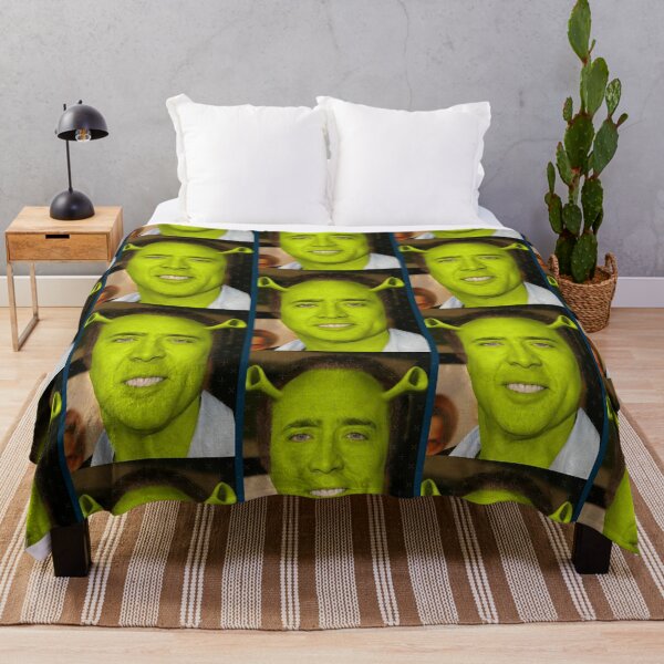 Item preview, Nicolas Cage as Shrek designed and sold by Walleez.