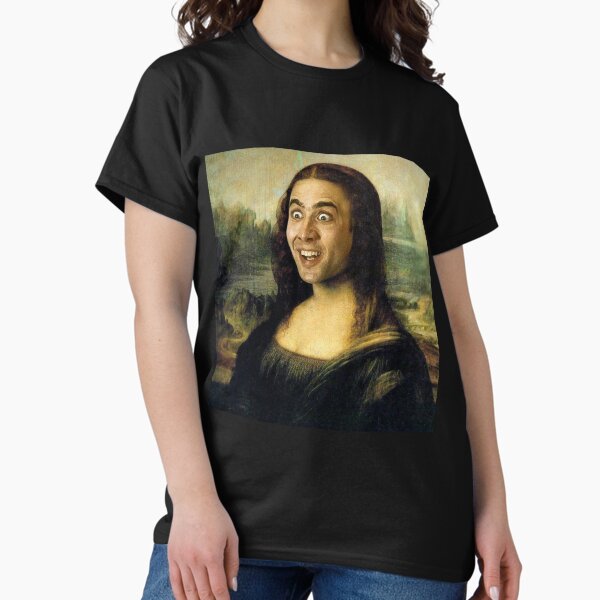 Item preview, Nicolas Cage as the Mona Lisa designed and sold by Walleez.