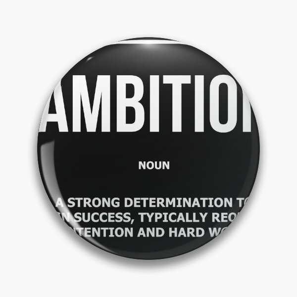 Item preview, Ambition Hard Work Definition Art Motivational Ambitious Sign  designed and sold by SuccessHunters.