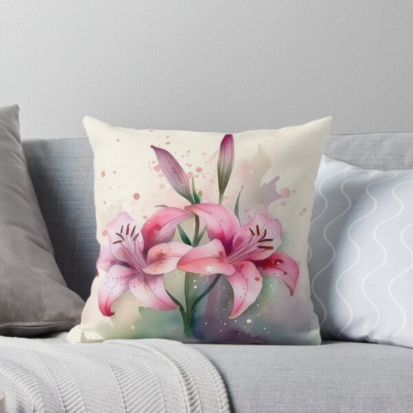 Item preview, Pink Lilies: Captivating Beauty for Your Garden designed and sold by aquinavortex.