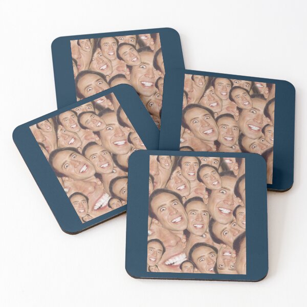 Item preview, Nicolas Cage Face Collage Design Graphic  designed and sold by Walleez.