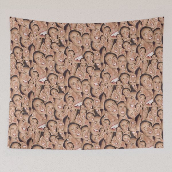 Item preview, Nicolas Cage Face Collage Design Graphic  designed and sold by Walleez.