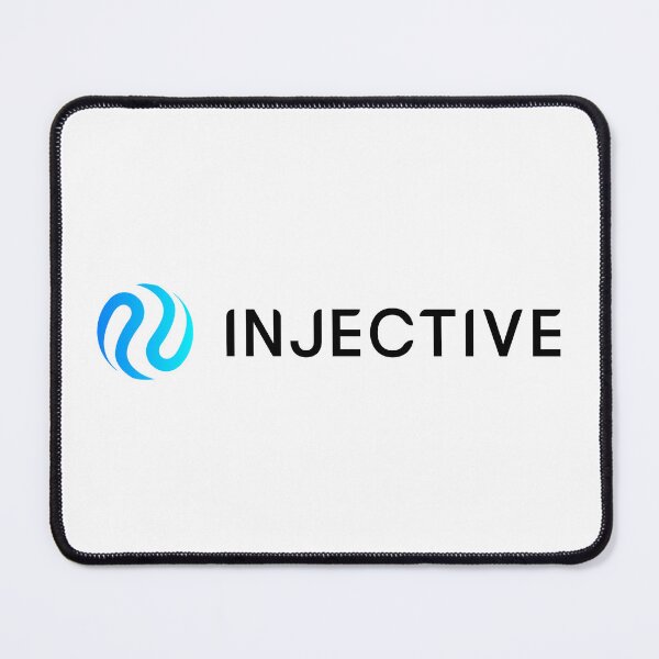 Item preview, Injective INJ Crypto Altcoin - Horizontal Coloured Logo Black Text designed and sold by CryptoMoods.