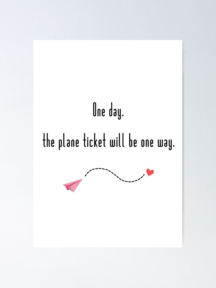 Airplane Ticket One Way United Airlines And Travelling