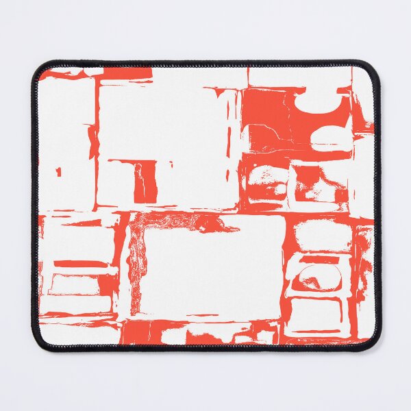 Item preview, Geometric Rectangular and Abstract Shapes in Orange designed and sold by deniselynnimage.