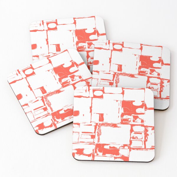 Item preview, Geometric Rectangular and Abstract Shapes in Orange designed and sold by deniselynnimage.