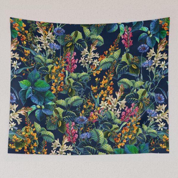 Item preview, Blue Night Garden designed and sold by Burcu Korkmazyurek.