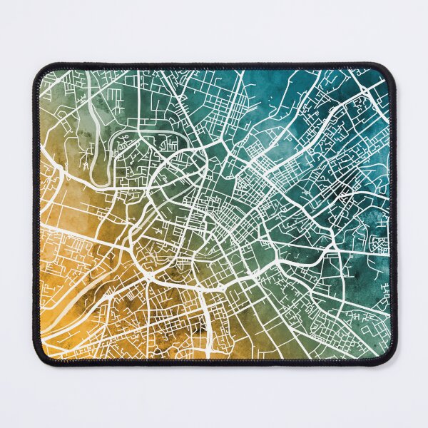Item preview, Manchester England City Map designed and sold by ArtPrints.