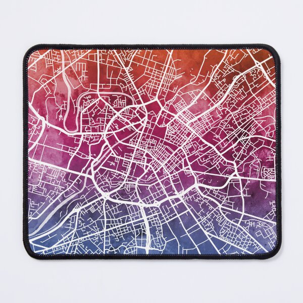 Item preview, Manchester England City Map designed and sold by ArtPrints.