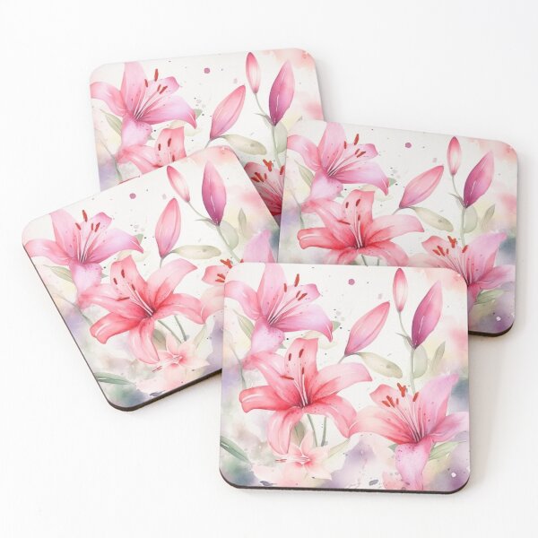 Item preview, Copy of  Pink Lilies: Captivating Beauty for Your 2 designed and sold by aquinavortex.
