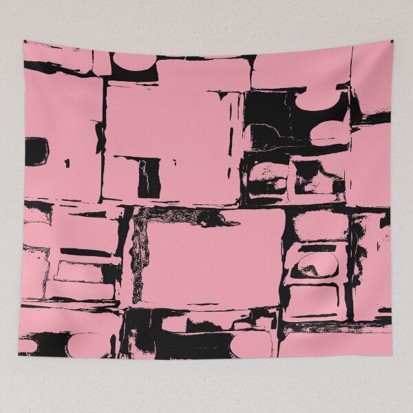 Item preview, Geometric Rectangular and Abstract Shapes in Pink designed and sold by deniselynnimage.