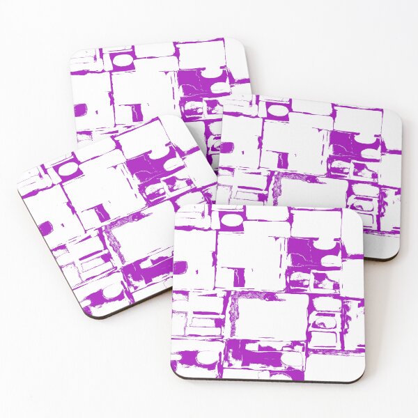Item preview, Geometric Rectangular and Abstract Shapes in Purple designed and sold by deniselynnimage.