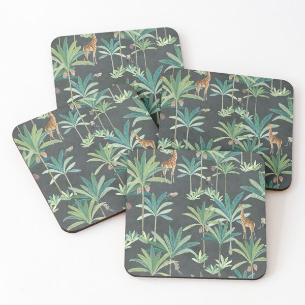 Item preview, Giraffes and Monkeys in Palms designed and sold by Corinne Alexa Jackson.