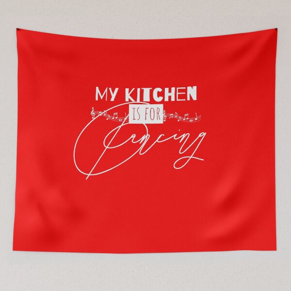 Item preview, Funny Quote My Kitchen Is For Dancing  designed and sold by IvonDesign.