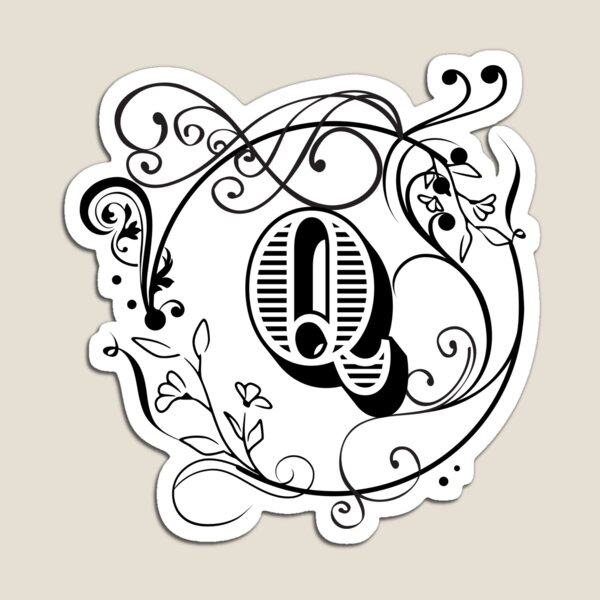 Item preview, Letter Q designed and sold by birdyness.