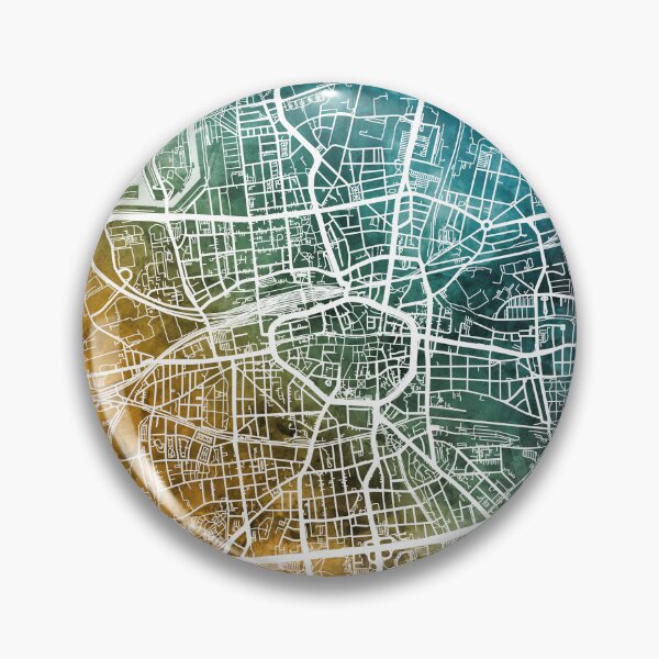 Item preview, Dortmund Germany City Map designed and sold by ArtPrints.