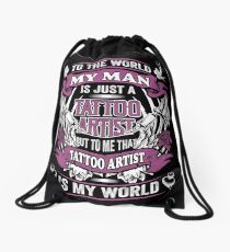 Gifts for Tattoo Artist Wife or Girlfriend Drawstring Bag