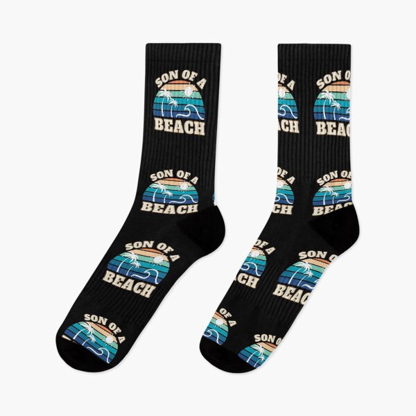 Item preview, Inspiring and Motivational Quotes - Son of a Beach | Palm Trees | Wave designed and sold by TeeraCollection.
