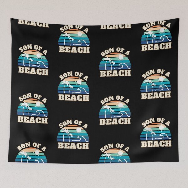 Item preview, Inspiring and Motivational Quotes - Son of a Beach | Palm Trees | Wave designed and sold by TeeraCollection.