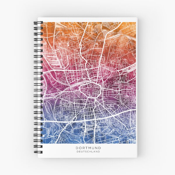 Item preview, Dortmund Germany City Map designed and sold by ArtPrints.
