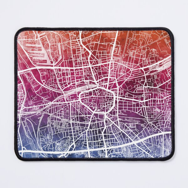 Item preview, Dortmund Germany City Map designed and sold by ArtPrints.