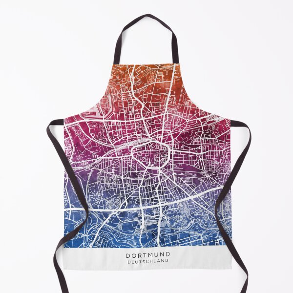 Item preview, Dortmund Germany City Map designed and sold by ArtPrints.