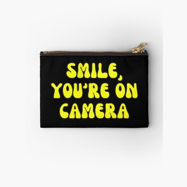 Item preview, Smile You're On Camera | Funny Bumper designed and sold by StickerSparkle.