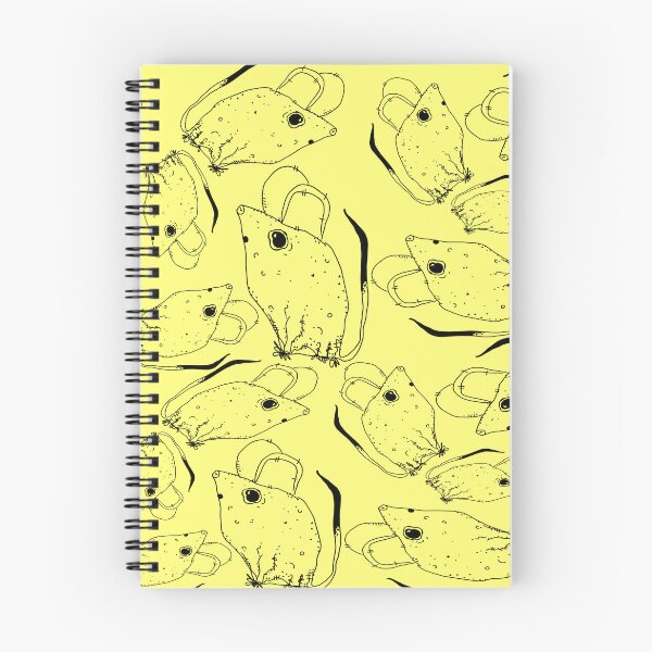 Item preview, TINY BUT MIGHTY BLACK x LIGHT YELLOW RODENT MOUSE  designed and sold by GIVENGRACE.ART.