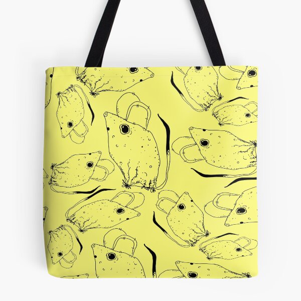 Item preview, TINY BUT MIGHTY BLACK x LIGHT YELLOW RODENT MOUSE  designed and sold by GIVENGRACE.ART.