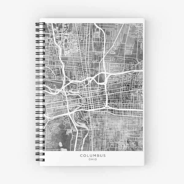 Item preview, Columbus Ohio City Street Map designed and sold by ArtPrints.