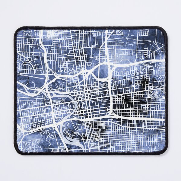 Item preview, Columbus Ohio City Street Map designed and sold by ArtPrints.