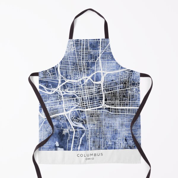 Item preview, Columbus Ohio City Street Map designed and sold by ArtPrints.