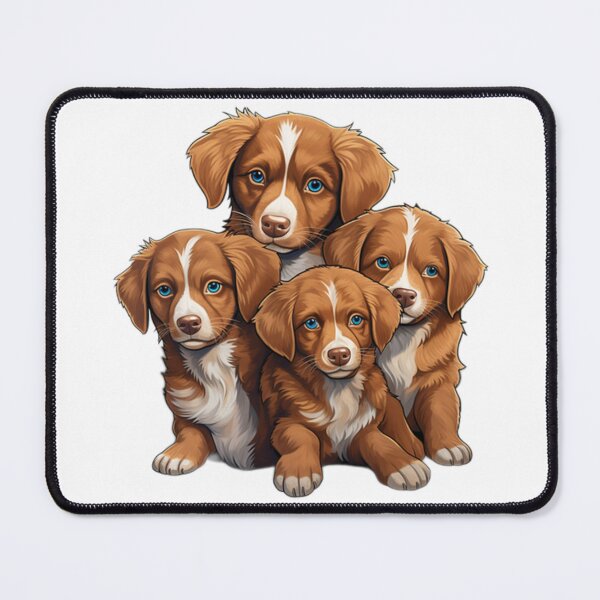 Item preview, Endearing Quartet, Nova Scotia Duck Tolling Retriever Puppies designed and sold by CatDogBin.
