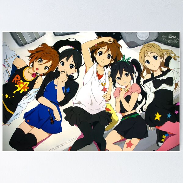 K-on! Official Art  Anime cover photo, Anime wall art, Manga covers