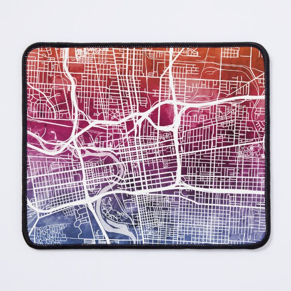Item preview, Columbus Ohio City Street Map designed and sold by ArtPrints.