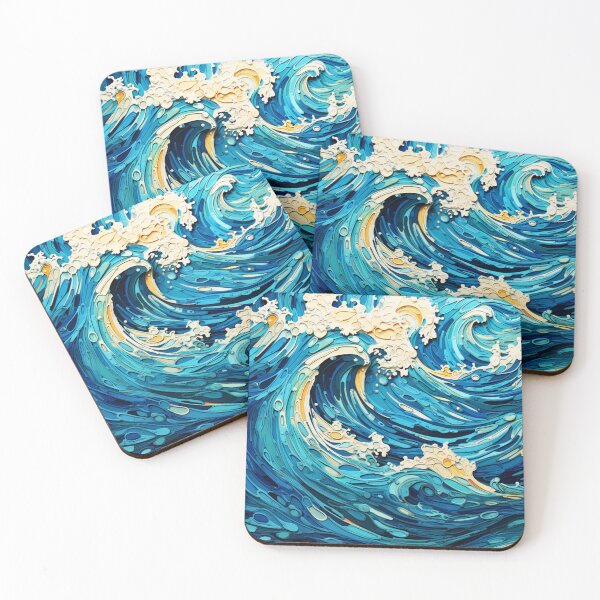 Item preview, Ocean waves aerial view designed and sold by LazyLifestyle.