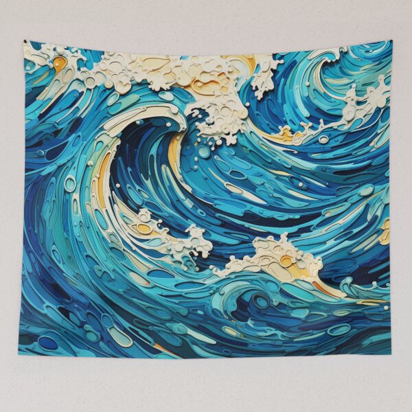 Item preview, Ocean waves aerial view designed and sold by LazyLifestyle.