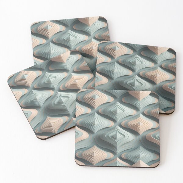 Item preview, Kawaii Geometric Pattern designed and sold by Itsheartshop.