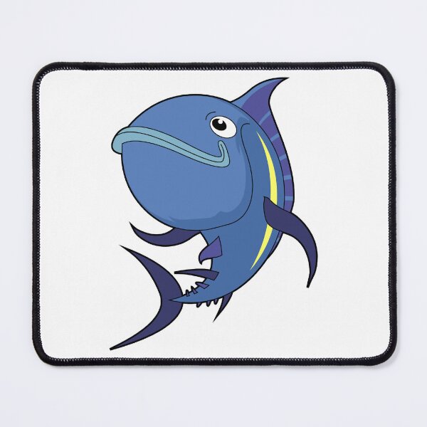 Item preview, Big Blue Tuna Cartoon designed and sold by leyahsaller-ty.
