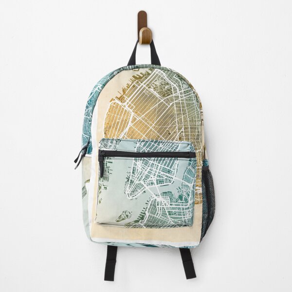 Item preview, Brooklyn New York City Street Map designed and sold by ArtPrints.