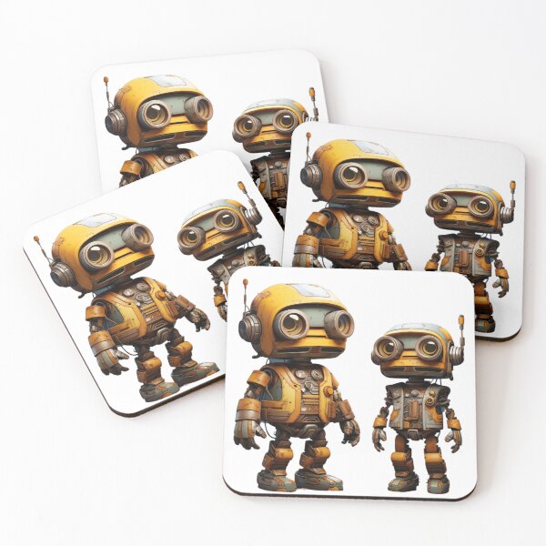 Item preview, RoboBuddies Collection: Fun and Stylish Robot-Inspired Merchandise designed and sold by Yuenyong Market.