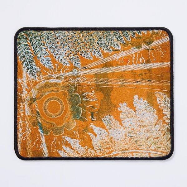 Item preview, Amber Fern Monoprint designed and sold by vallisrowe.