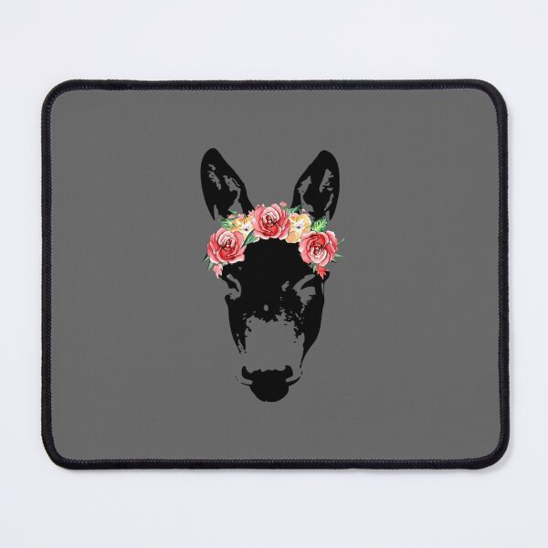 Item preview, Donkey Wearing a Floral Headband designed and sold by yegzokqoj6.
