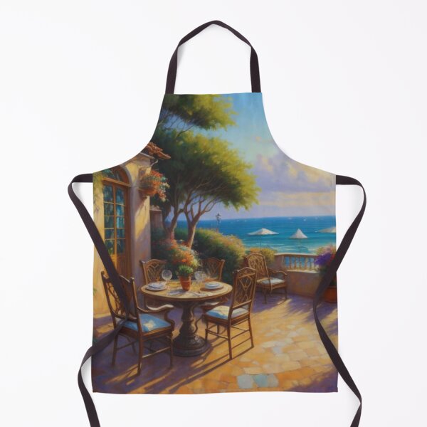 Item preview, Mediterranean Sea View Balcony Painting 3 designed and sold by nickelangelo1.