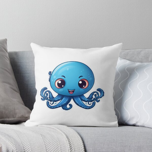 Item preview, Cute cartoon octopus designed and sold by Stickermagician.