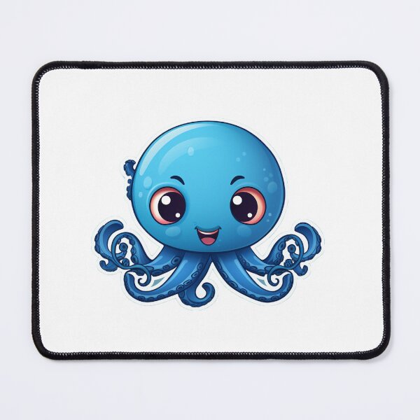 Item preview, Cute cartoon octopus designed and sold by Stickermagician.
