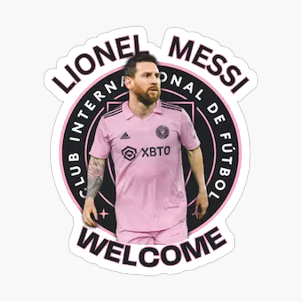 Pink Lionel Messi Baseball Jersey Welcome To Miami Custom Name